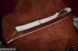 Franklin Guitar Strap Model HB1-CG-N Hybrid/Natural Leather Cognac Guitar Strap