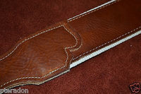 Franklin Guitar Strap Model HB1-CG-N Hybrid/Natural Leather Cognac Guitar Strap