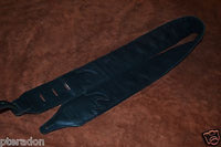 Carlino Iron Cross Studded Custom Guitar Strap, Aged Silver Maltese Crosses