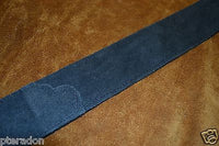 Franklin Guitar Strap Model # FS-BK-G black leather with Gold Stitching