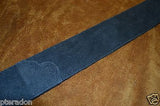 Franklin Guitar Strap Model # FS-BK-G black leather with Gold Stitching