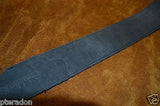 Franklin Guitar Strap Model # FS-BK-BK black leather black stitching