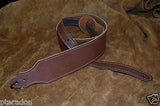 Franklin Leather Guitar Strap 4B-CA-G  Purist Series Caramel 2.5" wide leather