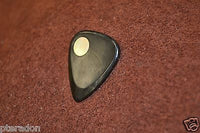 Timber Tones NEW Planet Tones Ebony Guitar Pick With Gold Mother of Pearl Inlay