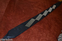 Carlino NEW Racing Flag Studded Leather Guitar Strap with black leather flags
