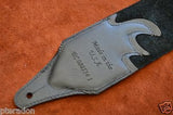 Carlino Custom Santa Fe Leather/Suede Cartouche Guitar Strap, Atzec Rio Grande