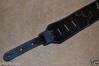Carlino Custom Turquoise Weave Studded Leather Guitar Strap with Silver Conchos