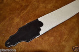Franklin Guitar Strap Model # FSC-N-CH 3" wide Natural Cotton and Suede Ends