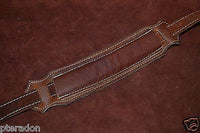 Franklin Vintage Series Guitar Strap in Cognac leather Model V1-CG-N