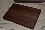 Jewelry Box, Custom Made, Flamed American Walnut, Full Inlaid Engraved Name