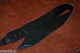 Carlino NEW Racing Flag Studded Leather Guitar Strap with leather back
