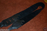 Carlino Custom Full Deck of Cards Black Leather Guitar Strap