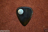 Timber Tones NEW Planet Tones Ebony Guitar Pick With Black Mother of Pearl Inlay