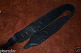 Carlino Custom Signature Leather Guitar Strap, Personalized with your name/ logo