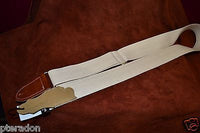 Franklin Guitar Strap Model HB1-CG-N Hybrid/Natural Leather Cognac Guitar Strap