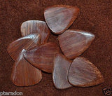 Timber Tones II Exotic Wood Guitar Pick Cobra's Saffron
