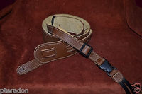 Franklin Resonator/Dobro Strap Model RS-CA Caramel leather strap