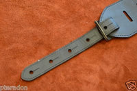 Carlino Custom Santa Fe Leather/Suede Cartouche Guitar Strap, Atzec Rio Grande