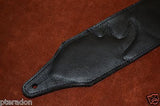 Carlino Custom Full Deck of Cards Black Leather Guitar Strap