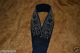 Carlino Iron Cross Studded Custom Guitar Strap, Maltese Cross Guitar Strap, Het