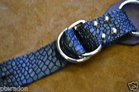 Carlino Gladiator Crocodile Pattern Cowhide 3.0" Hybrid Strap with Kodiak Ends