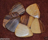 Timber Tones II Exotic Wood Guitar Pick Pale Moon Ebony