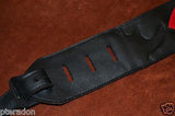 Carlino Custom Full Deck of Cards Black Leather Guitar Strap