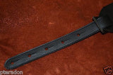 Carlino NEW Racing Flag Studded Leather Guitar Strap with leather back
