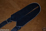 Carlino Gladiator Cobra Pattern Cowhide 3.5" Leather Strap with Black Flames
