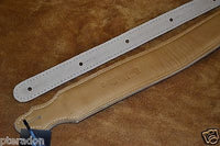 Franklin Guitar Strap #11A-G-N, Southwest Leather, Gold w/hitch weave trim