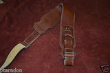 Franklin NEW Bass Strap, NEW with huge chrome rings Cognac Leather BR-CG-N