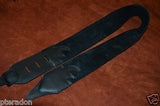 Carlino Custom Santa Fe Leather/Suede Cartouche Guitar Strap, Atzec Rio Grande