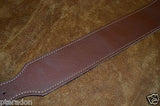 Franklin Leather Guitar Strap 4B-CA-G  Purist Series Caramel 2.5" wide leather