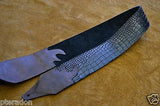 Carlino Gladiator Crocodile Pattern Cowhide 3.0" Hybrid Strap with Kodiak Ends