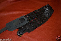Franklin Link Series Leather Guitar Strap GLC-BK-BK black leather
