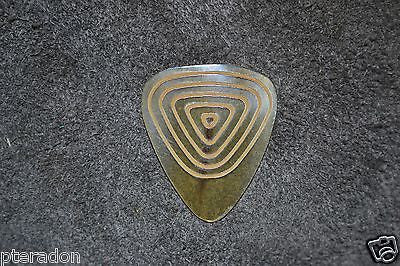 Timber Tones Flexi Tones Grip Classic 351 Style Clear Buffalo Horn Flexible Pick