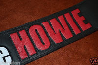 Carlino Customized Logo or name Leather Guitar Strap