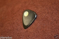 Timber Tones NEW Planet Tones Ebony Guitar Pick With Green Lip Abalone Inlay