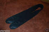 Carlino Custom NEW Sine Wave/Star Stud Leather Guitar Strap 3" wide Full length