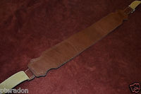 Franklin NEW Bass Strap, NEW with huge chrome rings Cognac Leather BR-CG-N