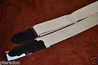 Franklin Guitar Strap Model HB3-CH-N Hybrid/Chocolate Suede Guitar Strap