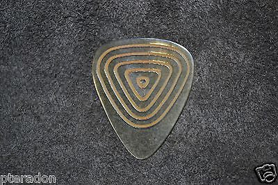 Timber Tones Flexi Tones Grip Classic Jumbo Clear Buffalo Horn Flexible Pick