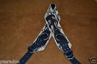 Carlino Gladiator Cobra Pattern Cowhide 3.5" Leather Strap with Black Flames