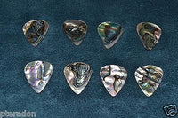 Timber Tones NEW Abalone Tones Green Abalone Guitar Pick