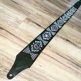 Carlino New Pyramid Power Strap with Amethyst conchos