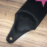 Custom Carlino Pink Star Guitar Strap