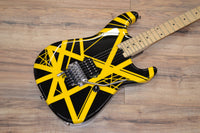 EVH Striped Series Black and Yellow Bumblebee