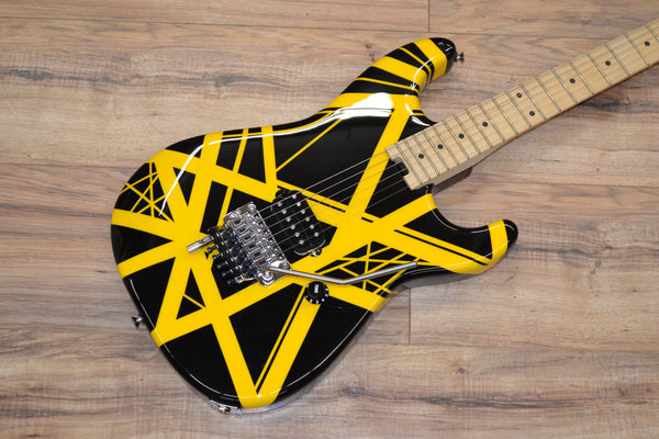 EVH Striped Series Black and Yellow Bumblebee