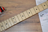 EVH Striped Series Red White and Black Classic
