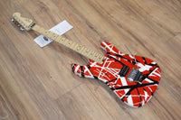 EVH Striped Series Red White and Black Classic